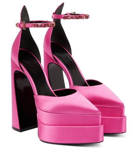 versace shoes pink